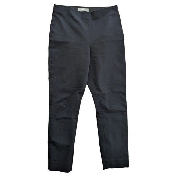 Everlane Women's The Side-Zip Stretch Cotton Pant Size 2 in Black - Picture 5 of 10